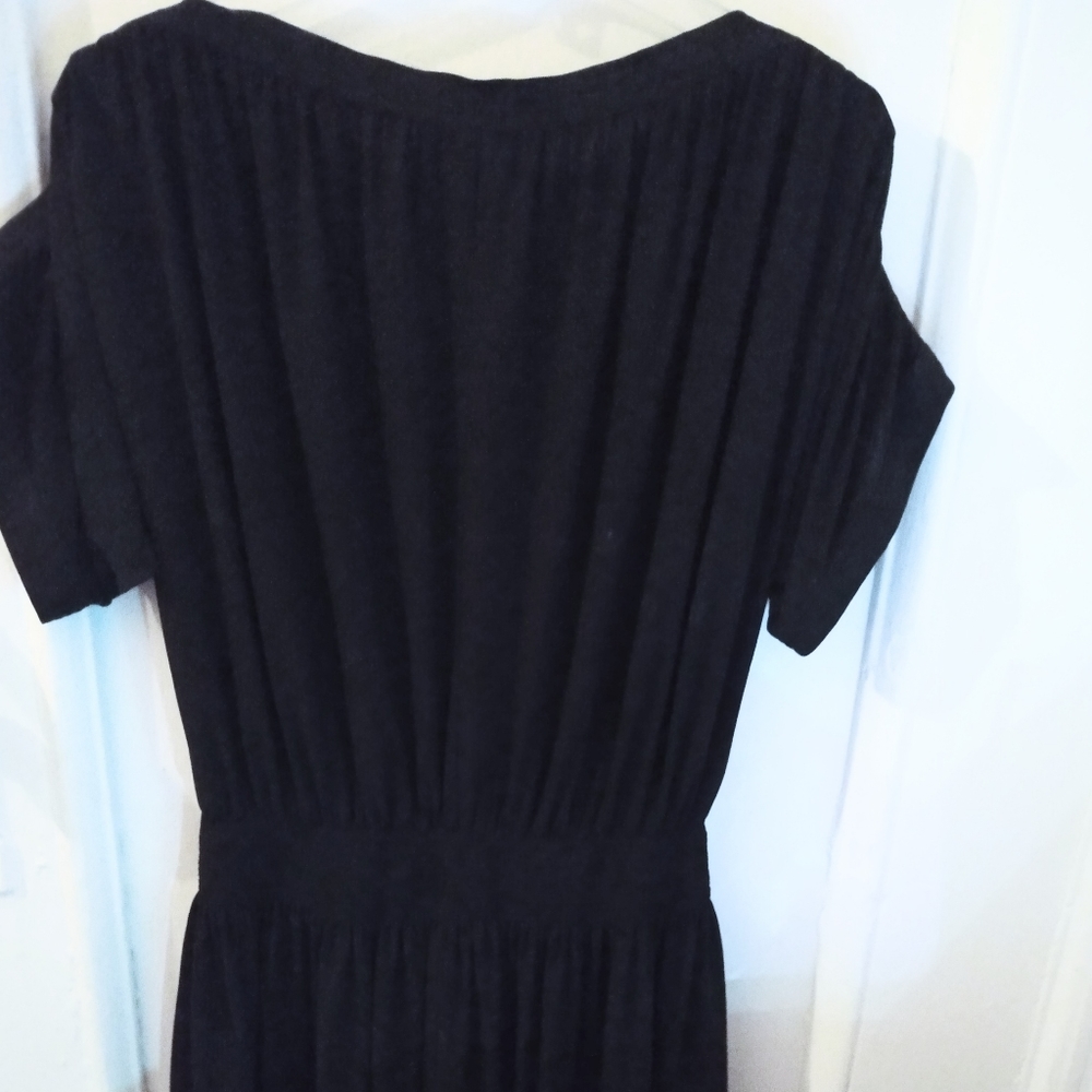 Maggie London Sheer Black Dress Long size 6 - Picture 7 of 10
